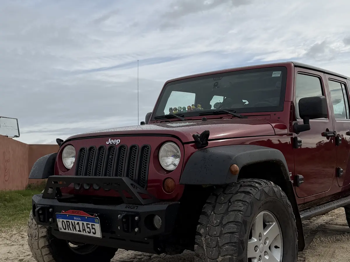 Wrangler de cliente com Bump nas dunas